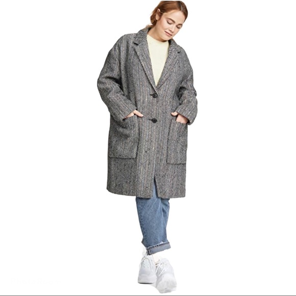 Madewell Jackets & Blazers - Madewell Elmcourt Coat in Flecked Herringbone NEW